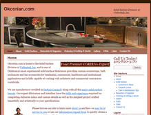 Tablet Screenshot of okcorian.com